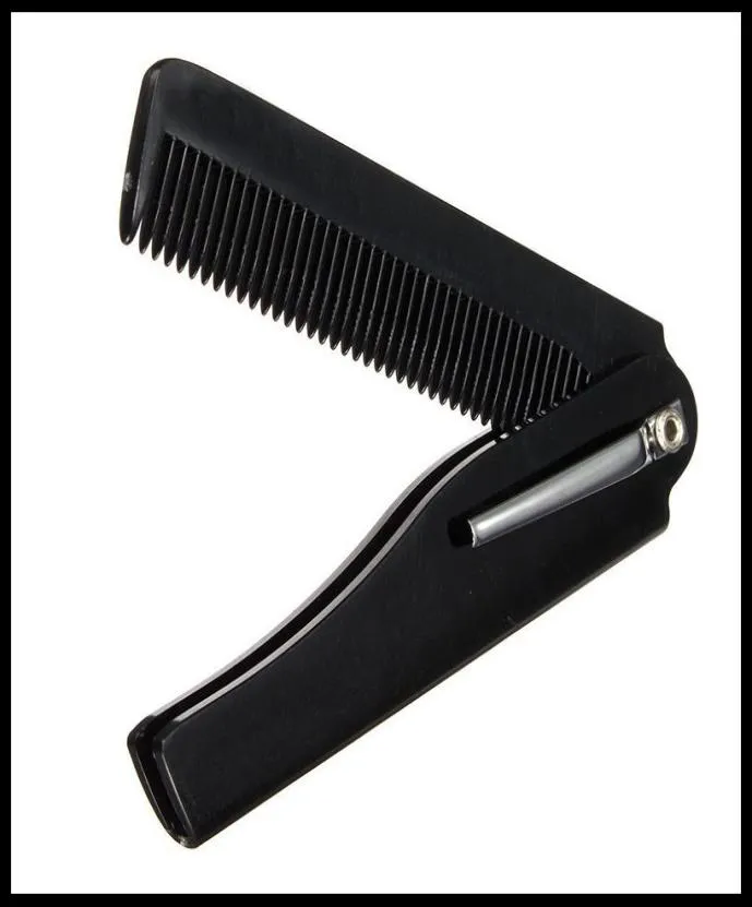Todo novo estilo 1 pçs beleza do cabelo dobrável bigode barba pente feito à mão ferramentas para homens women5322186