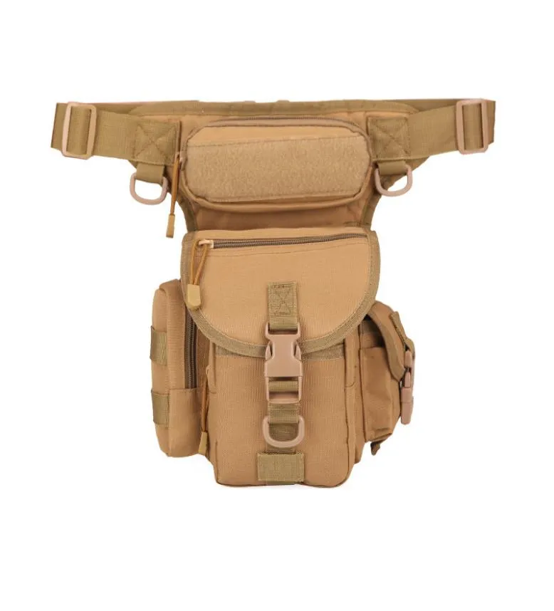 Pochete masculina à prova d'água oxford militar, bolsa para perna de motocicleta, acessórios táticos para moto 7700560