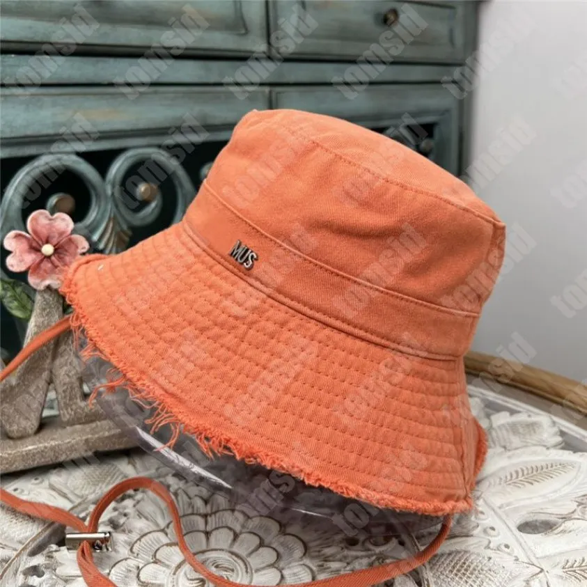 Mujeres de lujo Diseñador Sombreros de cubo Hombres Gorra para el sol Bordado Sombrero equipado plano Etiqueta de moda Panamá Bob Cuenca Cap Sombrero de pescador al aire libre 177M