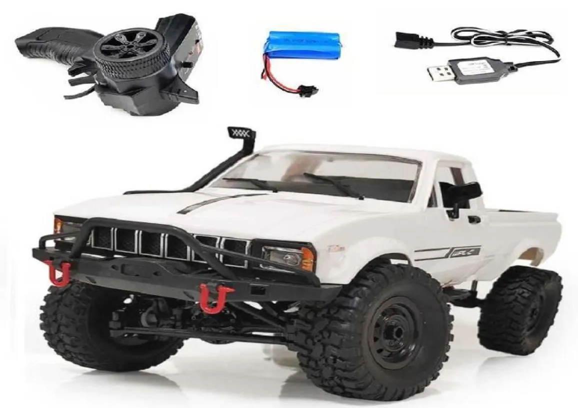 WPL C241 24G Full Scale Remote Control Car 4WD Offroad Truck Children Rc Car Model Vehicle Climbing Toys Boys Kids Gift Q07261703805