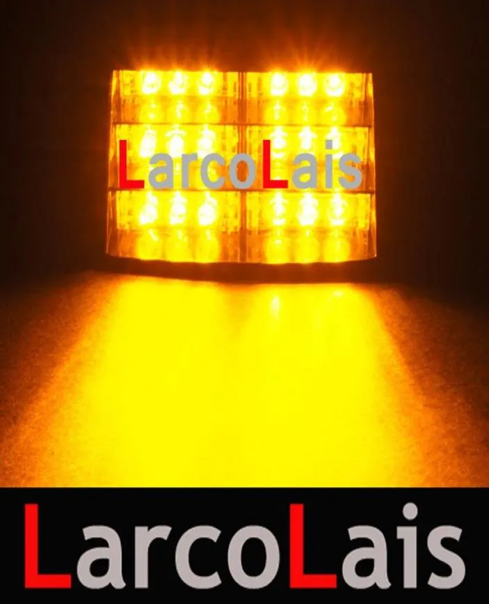 Larcolais 18 LED Flaş Işıkları Emme Bardakları İtfaiyecisi Flaş Acil Güvenlik Araba Kamyonu Light3382602