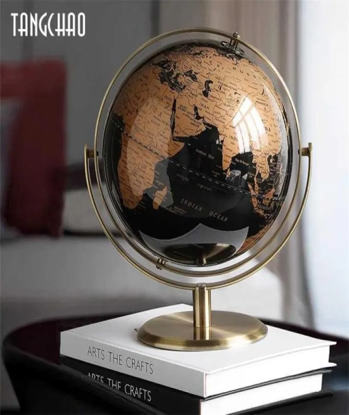 Hemdekor World Globe Retro Map Office Accessories Desk Ornament Geography Kids Education Ation 2111014569874