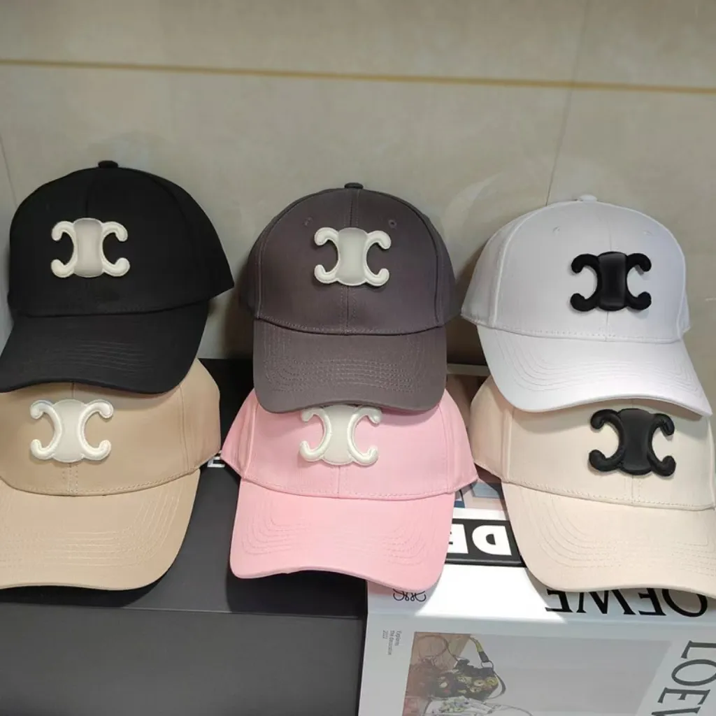 Women Designer baseball haftowane letnie czapki mody Ball Caps Casual Ochrona Słońca Wysokiej jakości klasyczny kapelusz ciężarówki