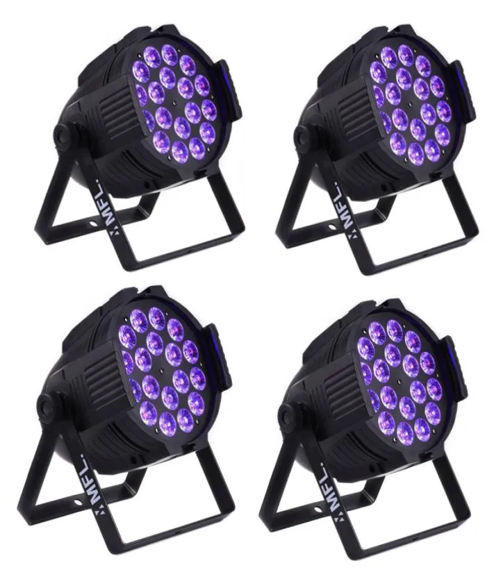 MFL mise à niveau 18pcs18w6in1 RGBWAUV 610CH LED Par Can DJ Bar éclairage de scène Par lumière pour Concert église fête 4Pack2980140