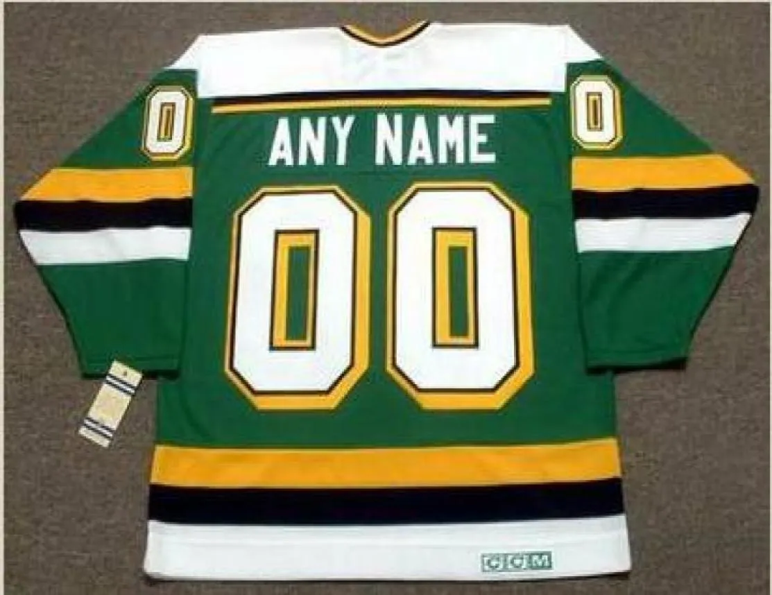 Benutzerdefinierte Männer Jugend Frauen Vintage MINNESOTA NORTH STARS 1980 CCM Angepasstes Eishockeytrikot mit beliebigem Namen Größe S5XL oder benutzerdefinierter beliebiger Name oder 3133024