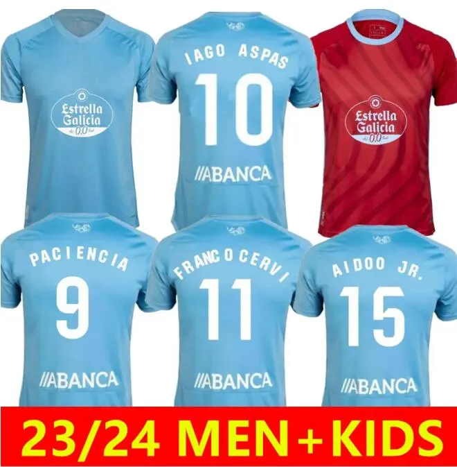 2023 24 Men's T-ShirtsRC Celta de Vigo Home and Away T-Shirts Personalized Custom Shirts