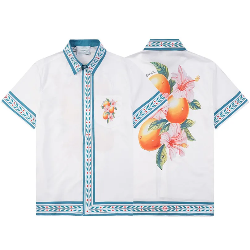 2024 designer overhemd Herenmode geometrisch Geometrisch bowlingoverhemd Hawaiiaanse bloem casual overhemd Heren slank passend veelzijdig T-shirt met korte mouwen