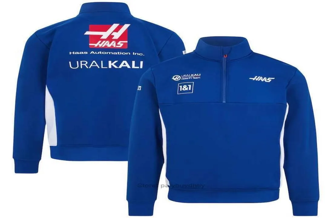 Formula Uno Per HAAS 2022 F1 Team Racing Felpa con cappuccio per appassionati di auto Felpa da uomo039s Maglione in pile Full Zip Tenere al caldo Giacca softshell7019593