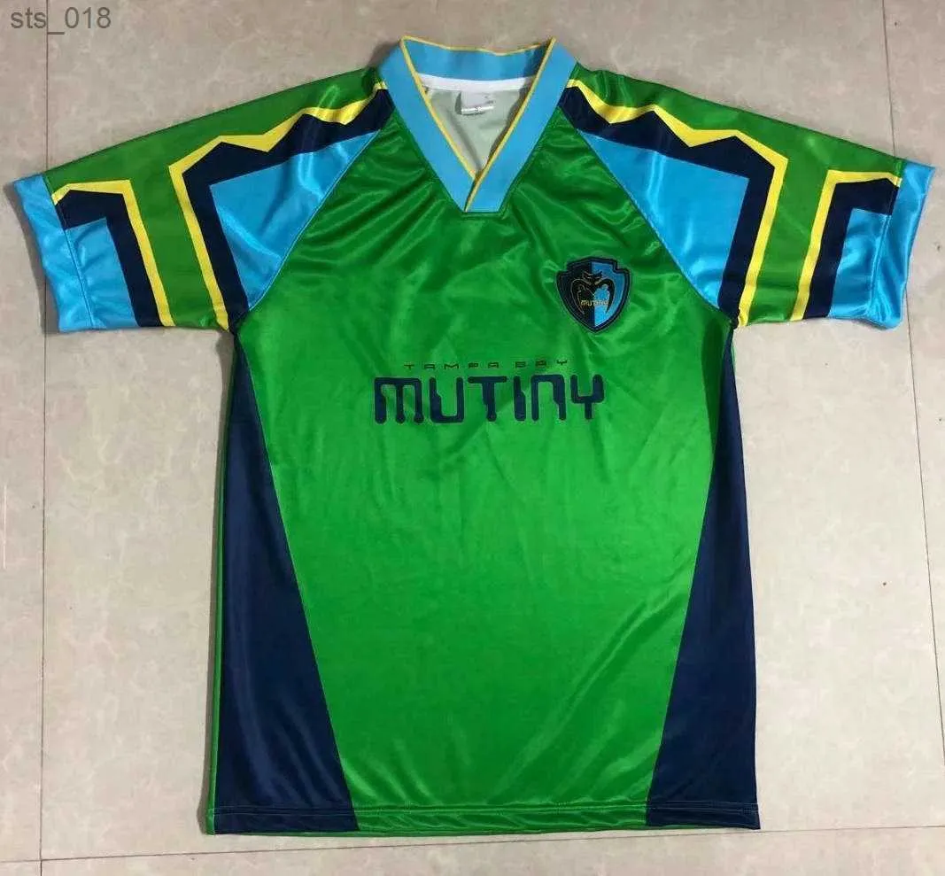 Futbol Formaları Tampa Bay Mutiny Retro Futbol Forması Ev Valderrama HeJduk Lassiter Vintage Klasik Futbol Shirth240306