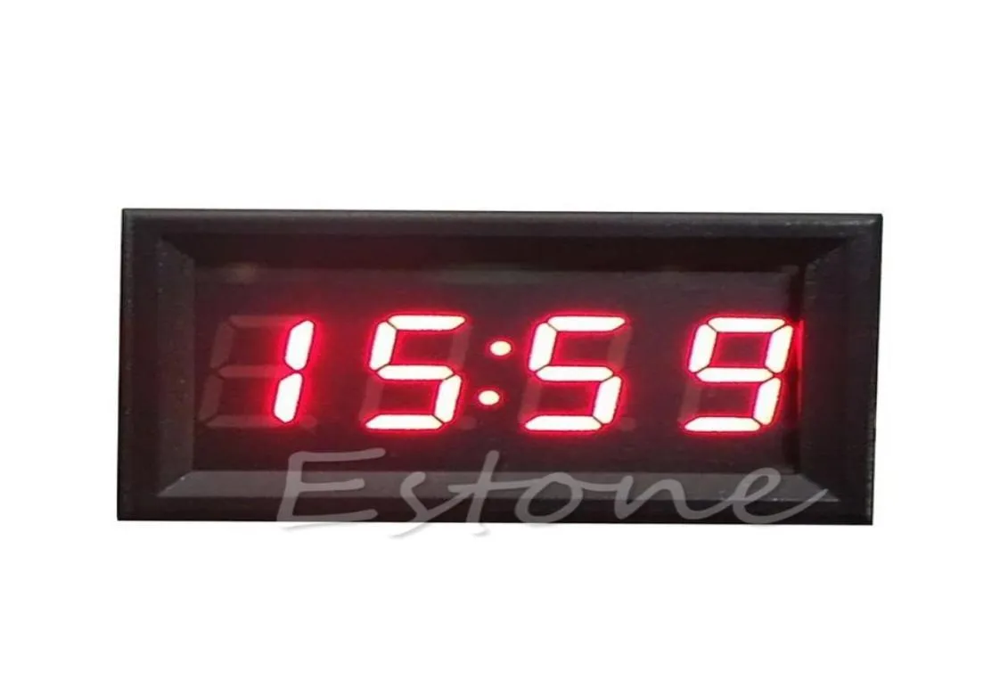 LED Display Digital Clock 12V24V Dashboard Car Motorcykeltillbehör 1PC3677888