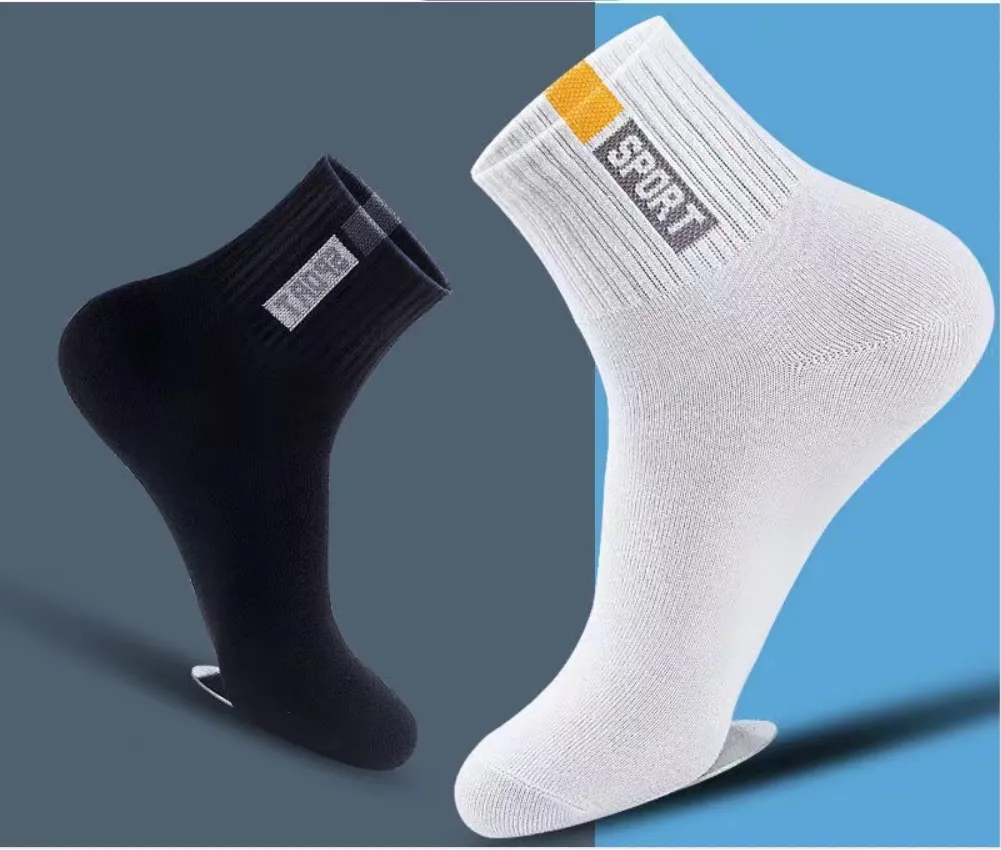 Odlo Chaussettes de Cyclisme Mi-Hautes Réfléchissantes
