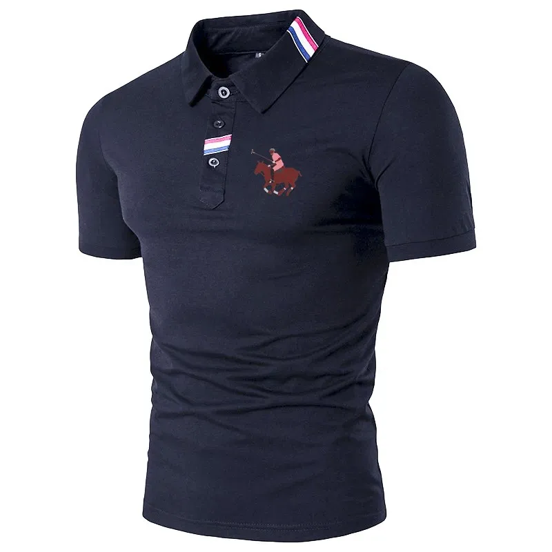 Heren T Shirts Zomer Casual Polo met korte mouwen