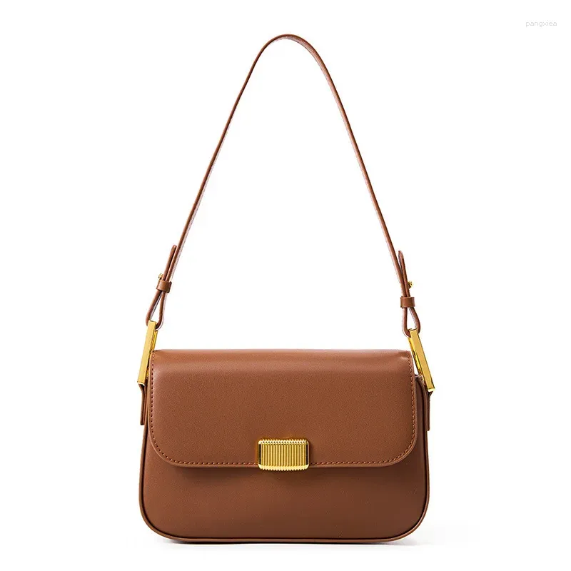 Bolsos de noche Jonlily Mujeres Bolso de hombro de cuero genuino Bolso femenino Totes Casual Crossbody Pequeño Daybag Commuter Monedero -KG1279