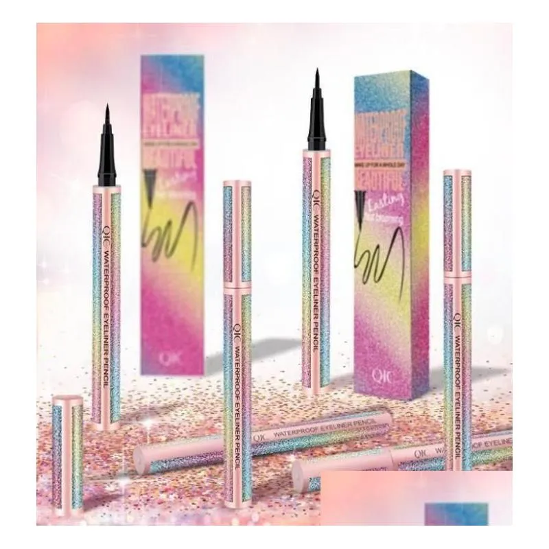 Eyeliner 20st 4d Star Eyeliner Makeup Liquid Line penna snabba torra vattentäta ögonfransar Förlänger Kits Girls Pencil Tools9971650 Drop Delive DHA3M