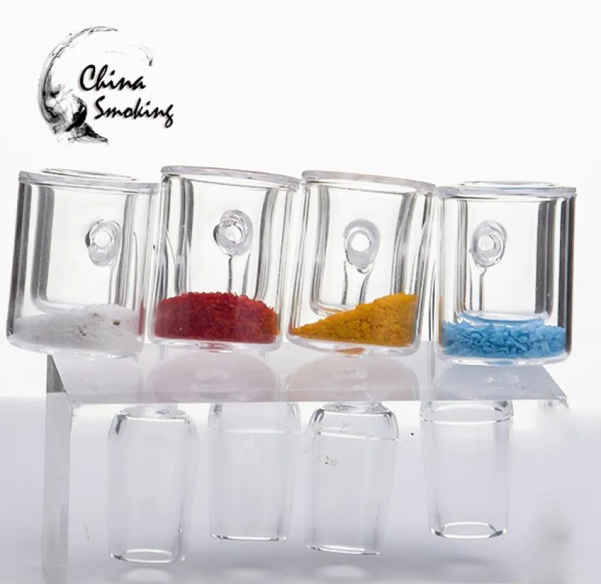 Thermochromique Buket Banger Quartz Nail Cadmium Core Fond Plat Top OD 26mm Clous sans dôme 14mm 18mm Mâle Femelle Dab Rig1538745