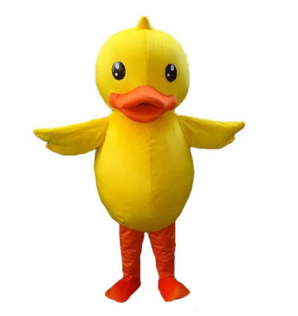 2020 Haute qualité du costume de mascotte de canard jaune mascotte de canard adulte2466394