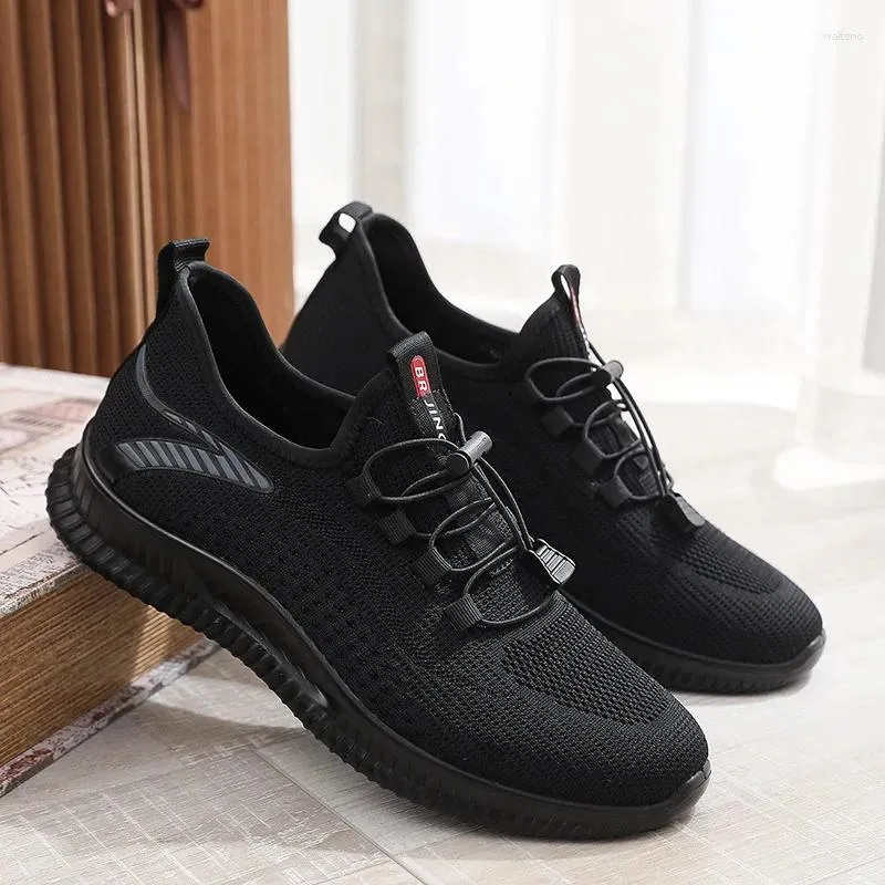 Casual Schuhe Mode Männer Turnschuhe Mesh Lac-Up Herren Leichte Vulkanisierte Designer Männlichen Gehen