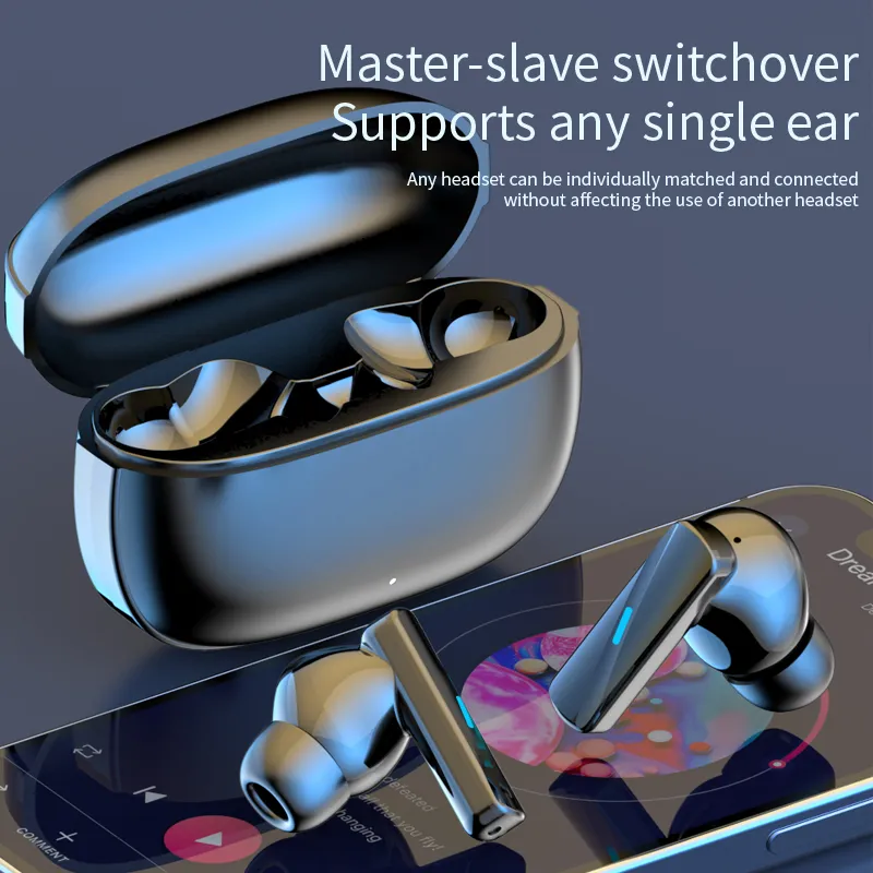 Mate 50 TWS Earbuds Bluetooth 5.3 Wireless Earphones HiFi Sound Touch Control Gaming Headset Sports Headphones MT50 TWS