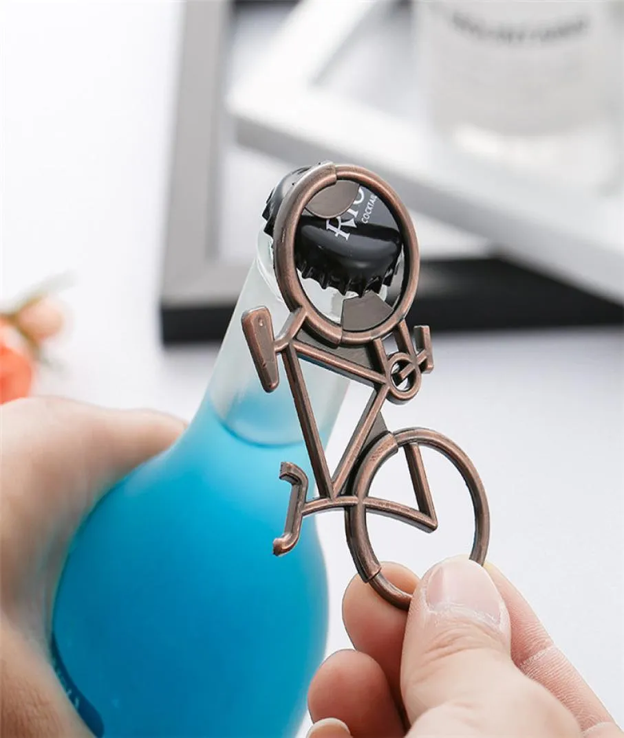 Copper Bicycle Bottle Opener Vintage Bike Beer Openers Metal Kitchen Openers For Cycling Lover Wedding Favor PartyGift Present110p9167572