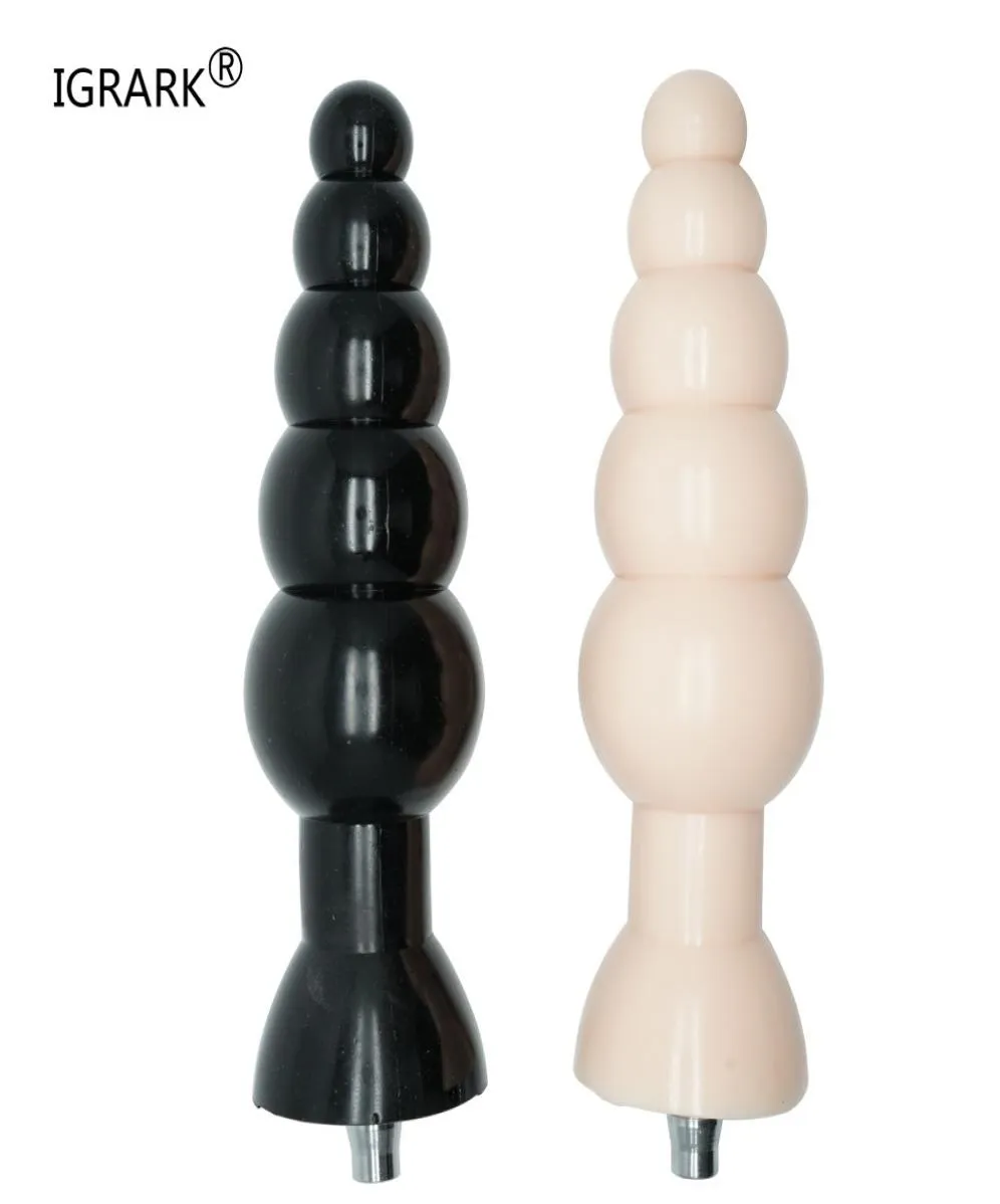 Plug anale Perline sessuali per vibratore Macchina del sesso Dildo Massaggiatore prostatico per menerotico Butt plug sessuale per donna negozio di giocattoli per adulti Y19123485523