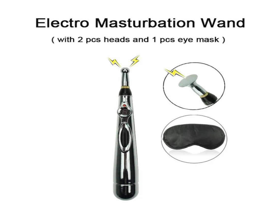 Diario para adultos Electro Wand Masajeador estimulador de clítoris de senos femeninos con BDSM Bondage Máscara para ojos Juguetes sexuales para parejas Juegos para adultos q5748467