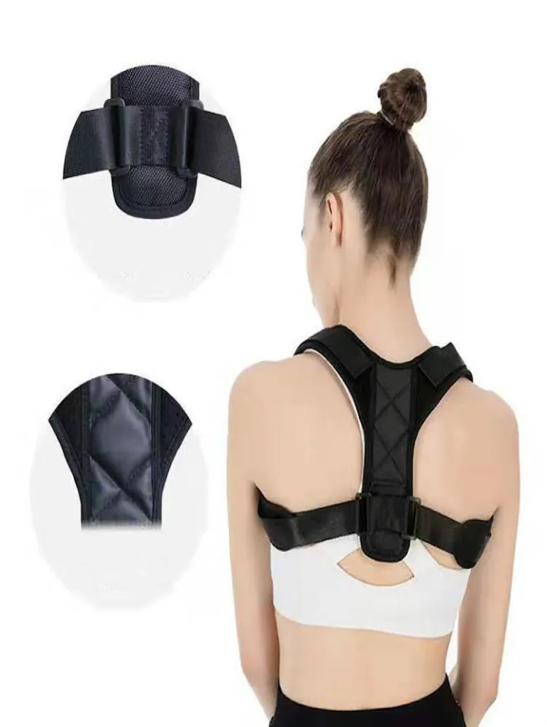 Correcteur de Posture de Clavicule réglable Hommes Femmes Orthèse du Haut du Dos Épaule Ceinture de Soutien Lombaire Corset Correction de Posture DHL2915453