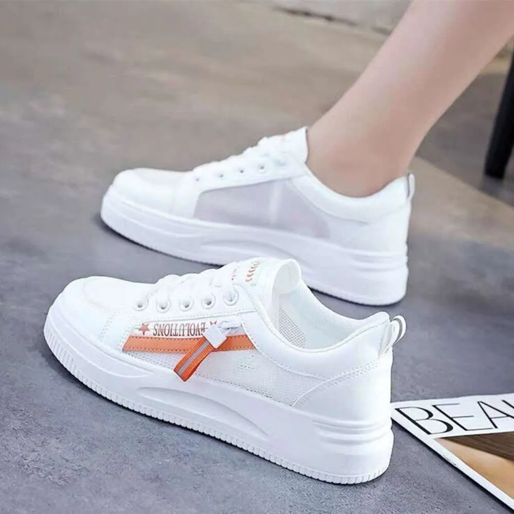 Маленькая белая обувь Женская летняя новая женская обувь 2023 г. Универсальная студенческая обувь Женская обувь для доски Корейское издание Повседневная спортивная обувь