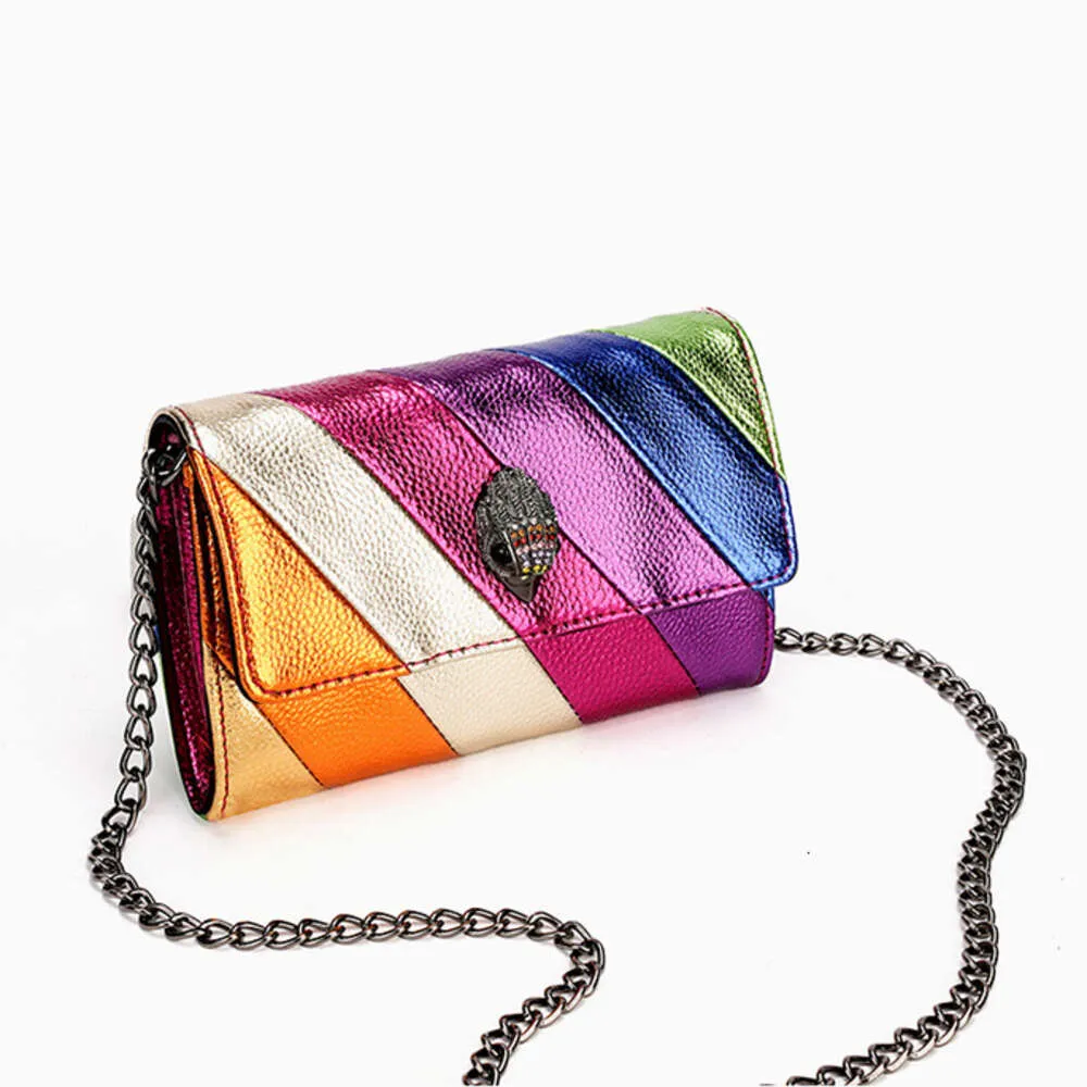 Designer-Luxustaschen Bm9333 Neue Ankunft Verkauf Frauen Regenbogen Handtasche Mode Umhängetasche Damen Square Eagle Head Chain Taschen