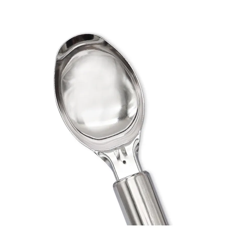 Cuillère à crème glacée en acier inoxydable, outil utilitaire réutilisable, Gadget de cuisine, cuillère de haute qualité, outils MHY071