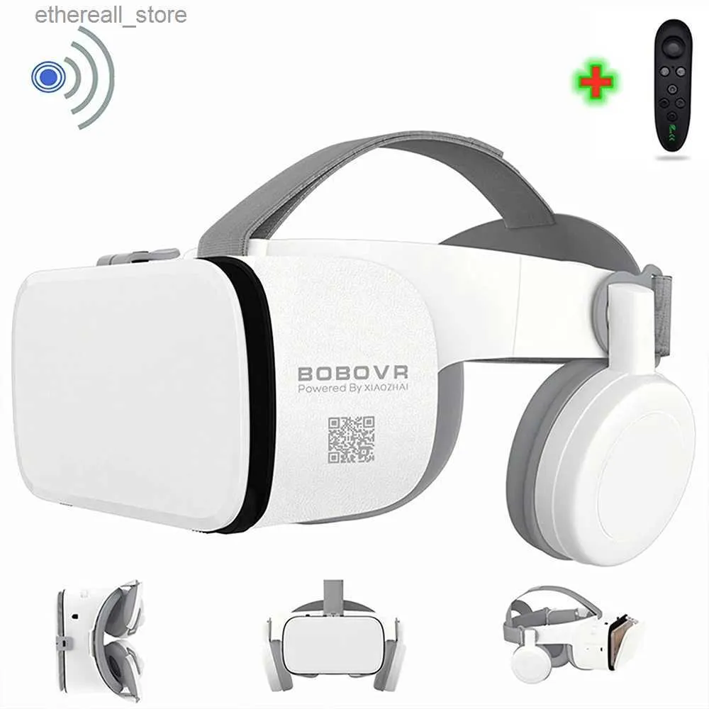 أجهزة VR/AR BOBOVR Z6 ترقية 3D نظارات VR سماعات Google Paperboard Virtual Reality Glasses Wireless VR Helmets Q240306