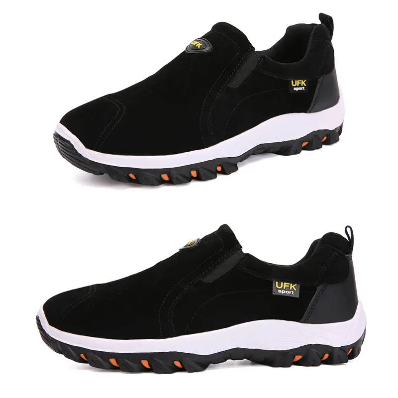 Chaussures de course printemps été rouge noir rose vert marron hommes bas haut plage respirant chaussures à semelle souple hommes plats blac1 GAI-1