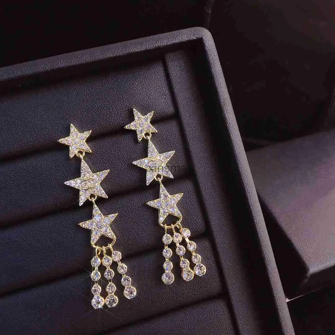 Stud Designer Marque Lettre Oreille Stud Top Qualité Boucles D'oreilles Boucle Goutte Cristal Perle Boucle D'oreille Femmes Argent Plaqué Boucles D'oreilles Bijoux De Mariage 240306