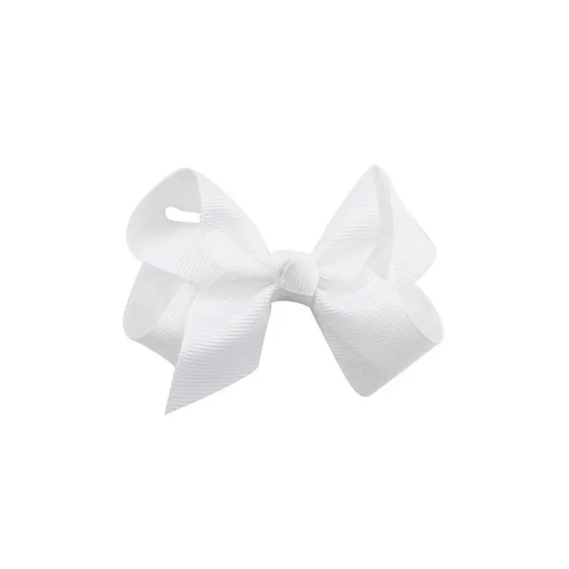 100 pcs korean 3 inch grosgrain ribbon hairbows baby girl accessories with clip boutique hair bows hairpins hair ties 238 k2