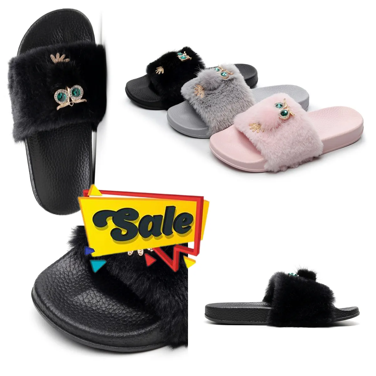 GAI High quality Designer Slippers Sandals Slides Platform Outdoor Fashion For Women Non-slip Leisure Ladies Slipper new style low price size 36-41