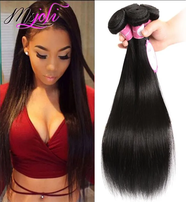 9A Mink Brazillian Straight Human Hair Weave Peruvian Body Wave Hair Bundles Whole Loosae Wave Virgin Hair Malaysian Indian1108619