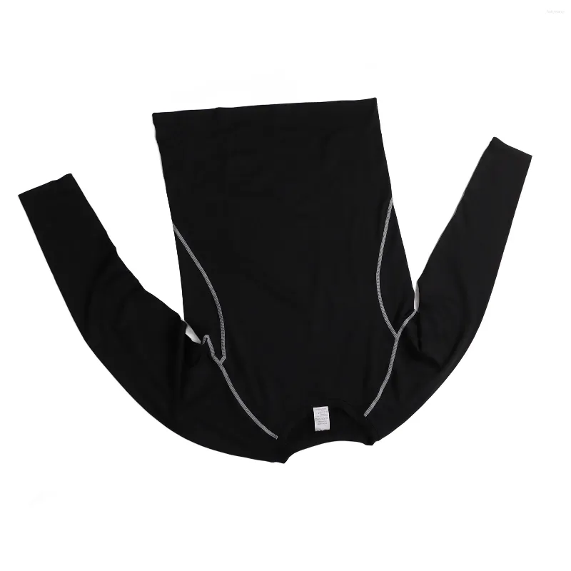 Camisas ativas masculinas roupa de treino alta elasticidade camisa de manga longa conjunto confortável reduz a fadiga muscular respirável para correr