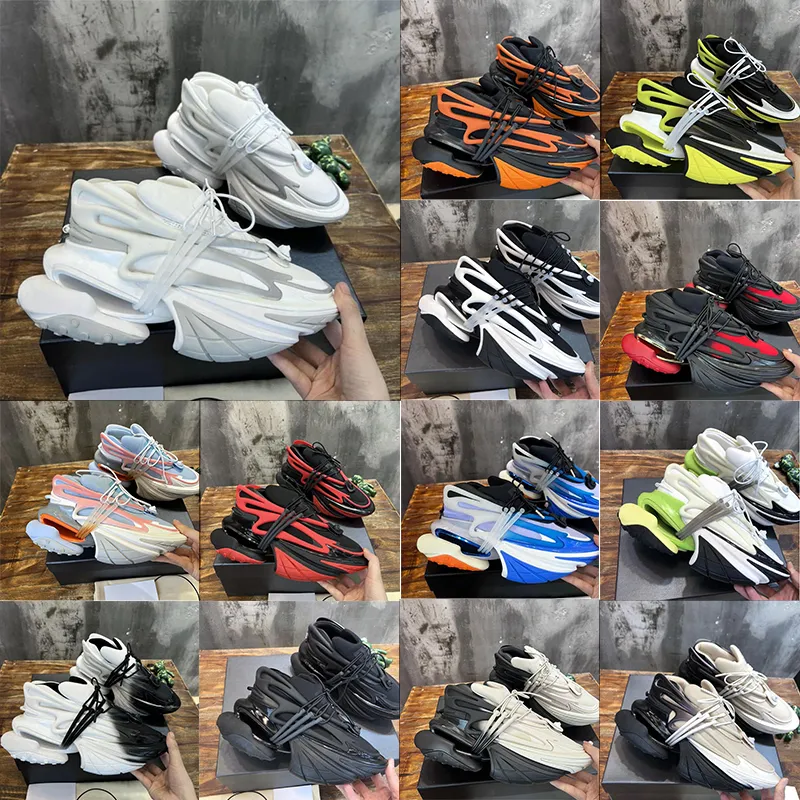 Tasarımcı Sıradan Unicorn Spor ayakkabı ayakkabıları Erkek Kadın Açık Moda Spor Deri Düşük Top Ayakkabılar Panelli Neopren ve Parfed Calthkin Spor Sneakers Tainer