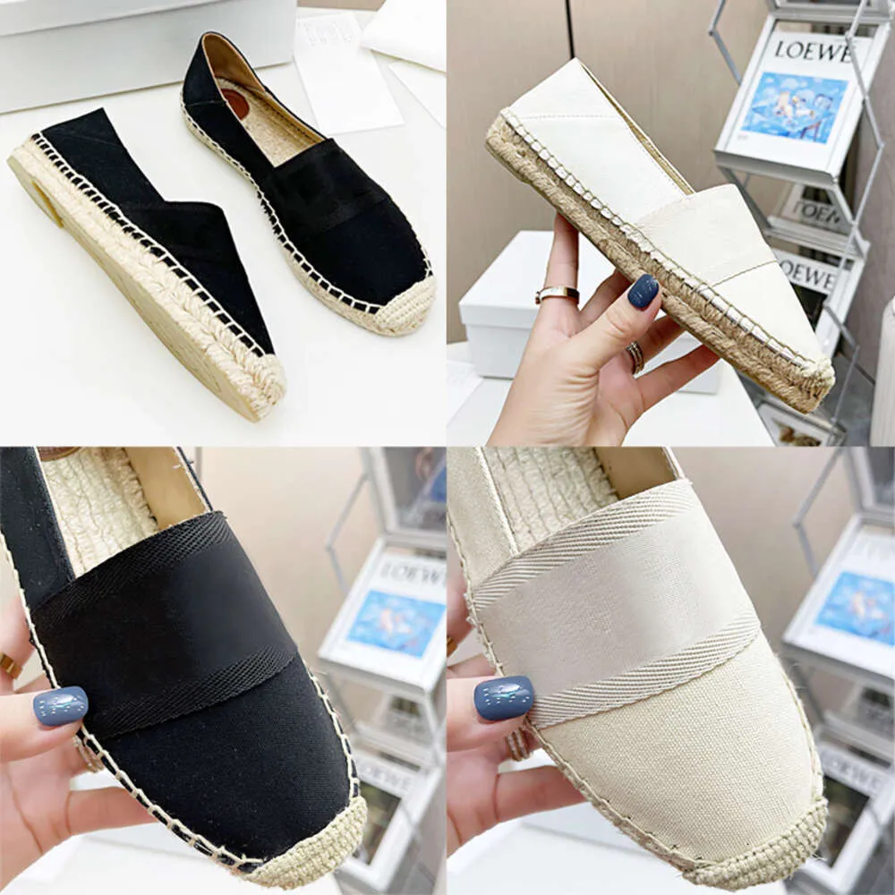 Designer Women Espadrilles Shoes Leather Flat Loafers Fashion Sneaker Lady Sandals Dress Shoe Summer Outdoor Casual Shoes With Box 531