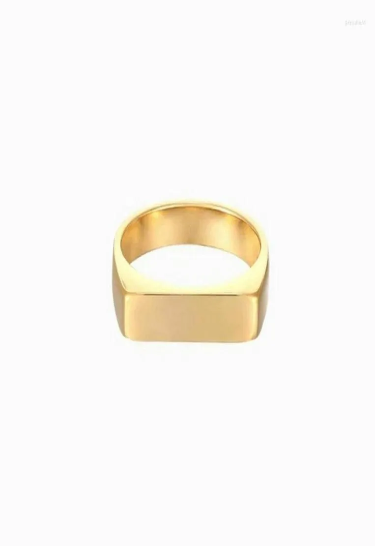 Кольца кластера из нержавеющей стали с IP-покрытием, штабелируемое кольцо на палец для женщин, узкое кольцо-перстень, шикарные модные украшения2266217