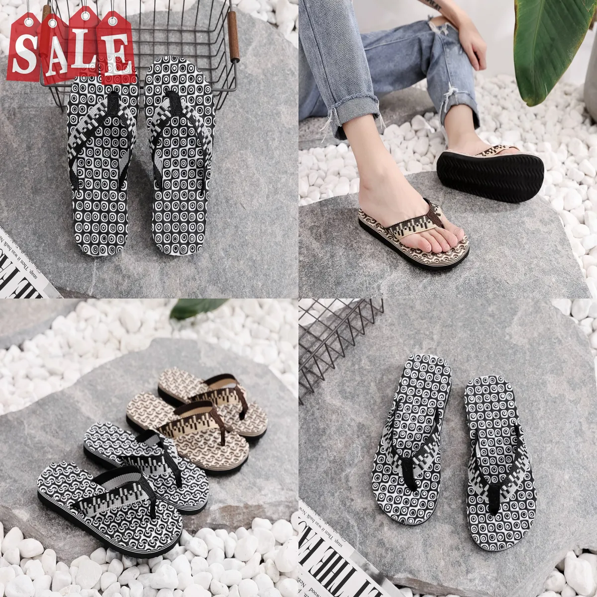 Snar Designer Slippers Femme's Summer Talales Sandales Quality Fashion Fashion Slippers Imprimé Prafles imperméables Platphes