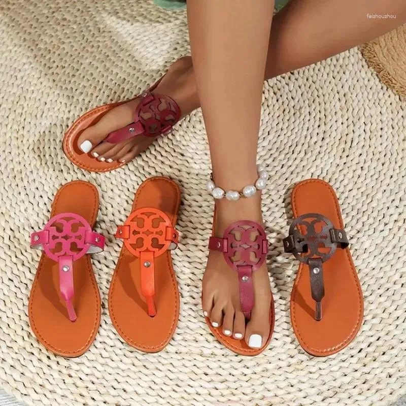 Sandalias Summer Bajo Tacón de cuero Diseñadores de gladiadores para mujeres Plataforma al por mayor Sandalias Mujer