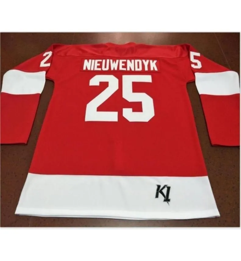 Goodjob Hommes Jeunes Femmes Vintage Cornell Big Red 25 Joe Nieuwendyk Hockey Jersey Taille S5XL ou personnalisé n'importe quel nom ou numéro 5632567