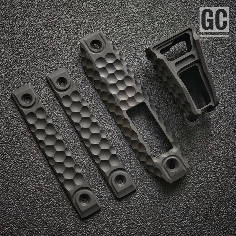 Metal CNC Decorative Handblock Set GCTAC Railscales Anchor RS XOS