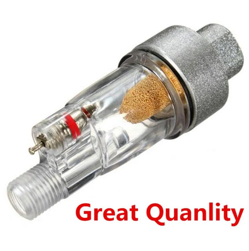 New ABS Copper Core Airbrush Mini Air Filter Moisture Water Trap 18quot Fittings Hose Paint for Paintwork Spray Guns1123868