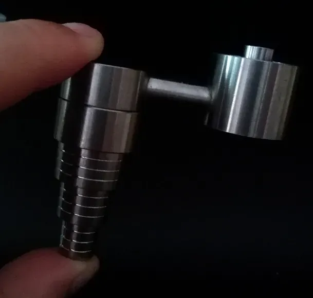 10mm 14mm 18.8mm 6 In 1 Titanium Nail with Arm male and female joint for glass bong water pipe in stock