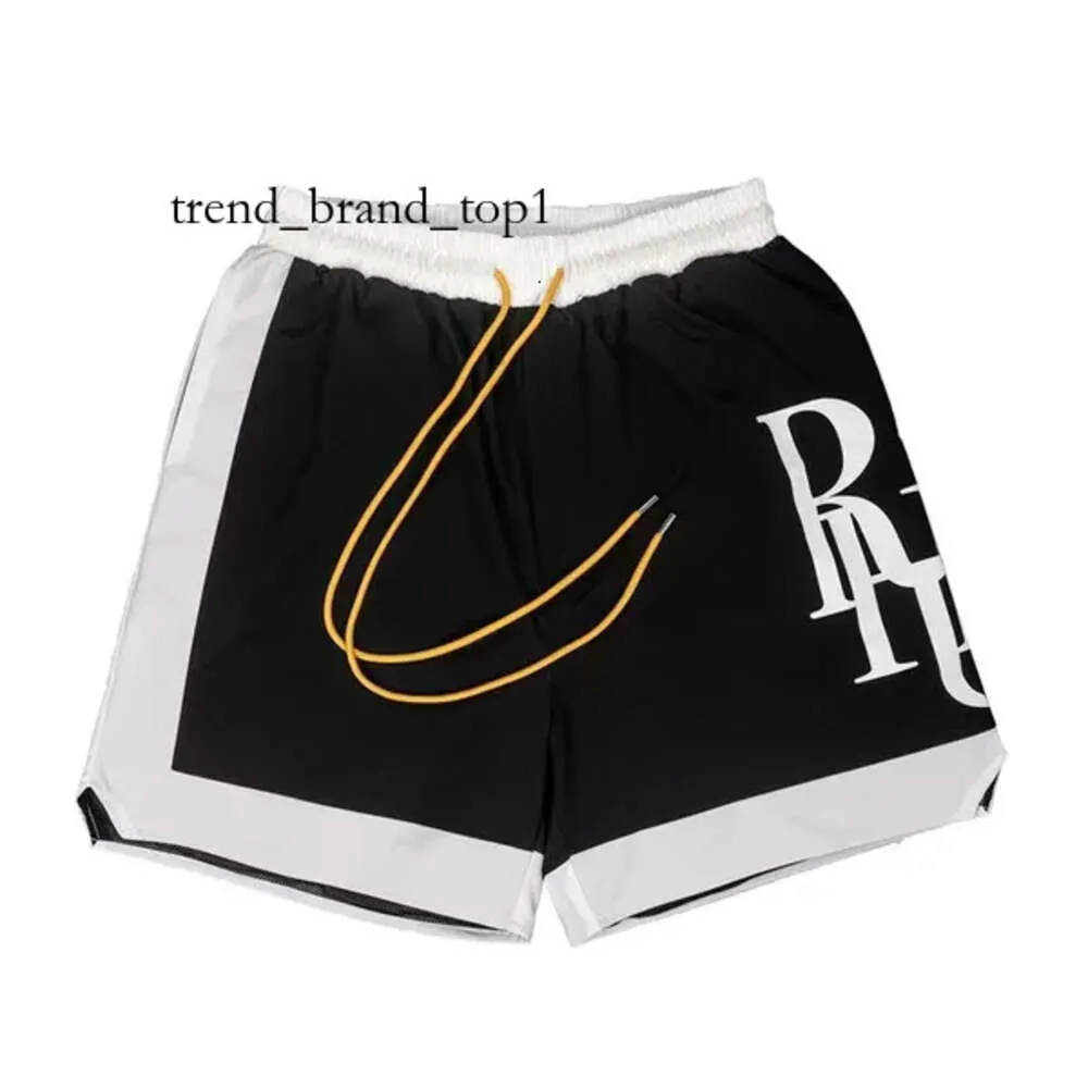 Rhude Designer Shorts Rhude Shorts Summer Fashion Beach Pants Men High Quality Street Wear Red Blue Black Purple Pants Mens Short Rhude Tシャツ米国サイズ：S-XL 6621