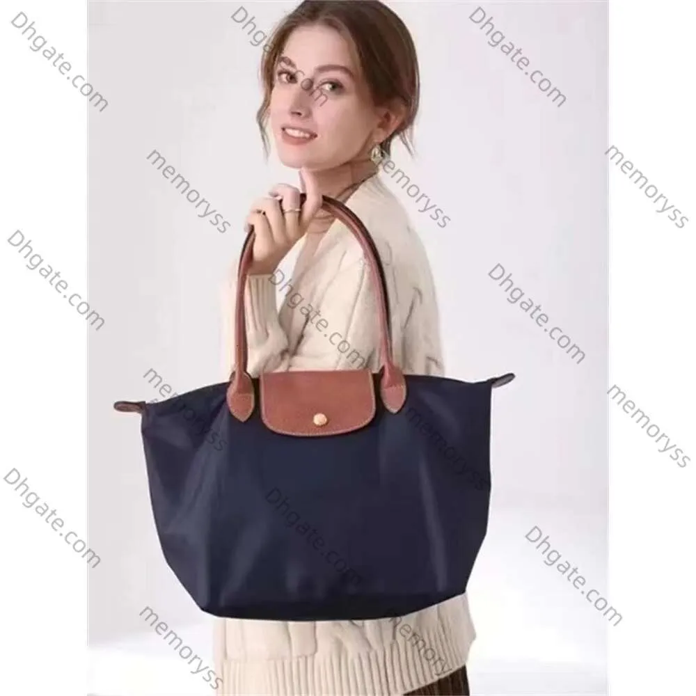 2024 Mode Nylon Handheld Opvouwbare Dumpling Tas voor Vrouwen Luxe Designer Hoge Kwaliteit Grote Middelgrote en Kleine Boodschappentassen