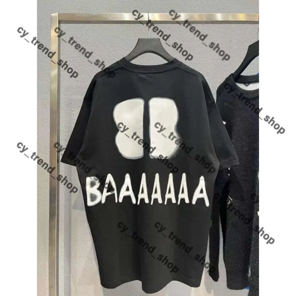 Balanciaga Shirt Newbalace Belenciag Shirt Paris Coke Wave Sweatshirt Herren Damen Stil Kurzarm Casual Shirts Top Loose New Balance574 Newbalances T-Shirt 763