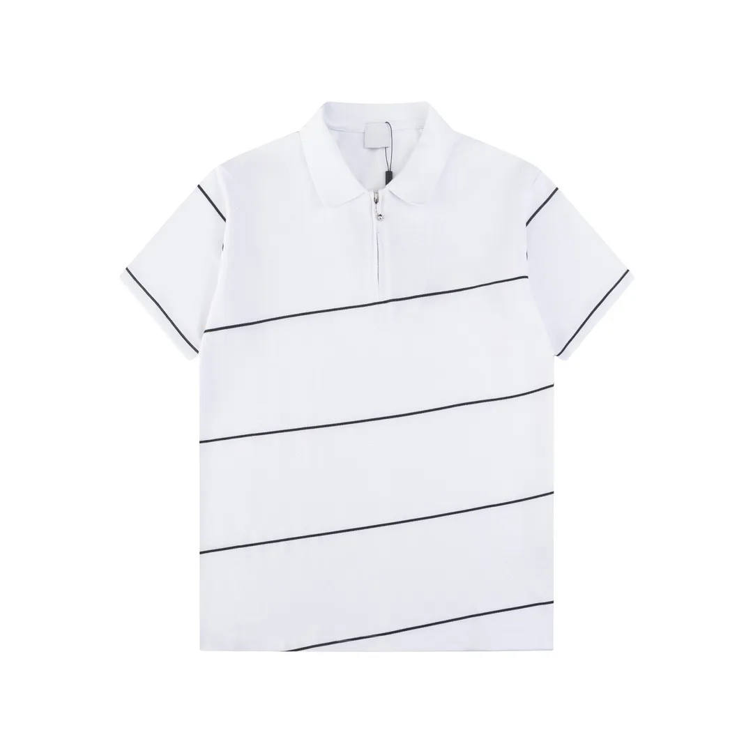 Męskie koszulki Polos Haftowane i drukowane letnie zużycie w stylu polarnym z ulicą czyste bawełniane r44