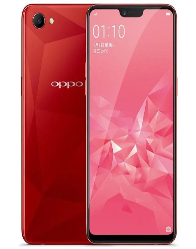 オリジナルOPPO A3 4G LTE携帯電話4GB RAM 64GB 128GB ROM HELIO P60 OCTA CORE ANDROID 62QUOTフルスクリーン16MP AI 3400MAH FACE I8717167